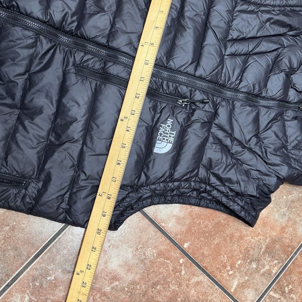 The North Face Goose Down Vest Mens Sm 800 Fill Puffer Packable Black - Picture 3 of 7
